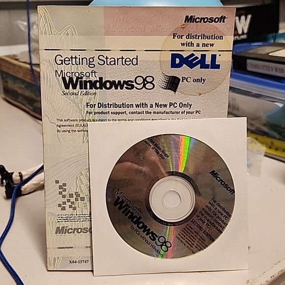 Microsoft Other - MICROSOFT WINDOWS 98 SECOND EDITION FULL OPERATING SYSTEM WIN 98 SE